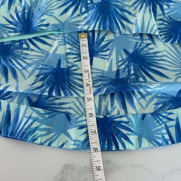 Vineyard Vines Electric Palm One Shoulder High-Low Maxi Dress Size 8 - Picture 6 of 9